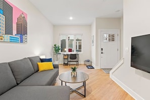 Sit back and relax in our beautifully appointed living room - the perfect spot to read a book or watch a movie