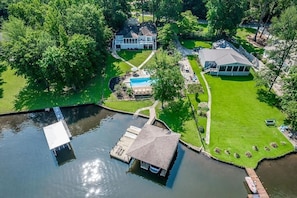 Aerial view of property