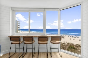 Dining area with view