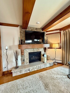 Gas Fireplace in Living Room
