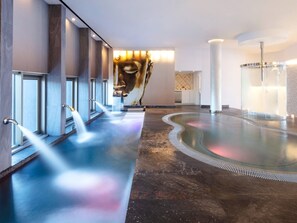 Spa Imagine- Full-service luxury spa with extensive wet area and sauna.