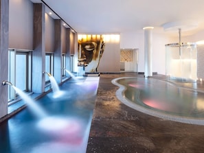 Spa Imagine- Full-service luxury spa with extensive wet area and sauna.
