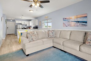 comfortable living room couch with ample space
