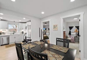 Dining room with seating for 6