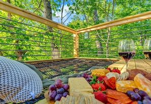 This hammock nook is the ultimate lazy-day spot—perfect for lounging with a snack, enjoying a book, or sneaking in an afternoon nap.