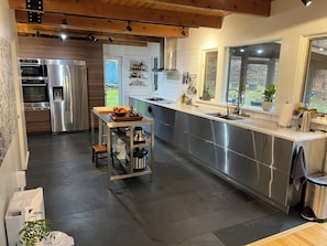 A modern Chef's kitchen with all amenities you could need!