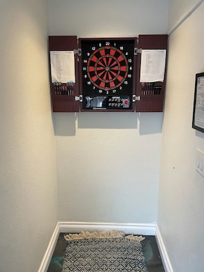 Living room dartboard