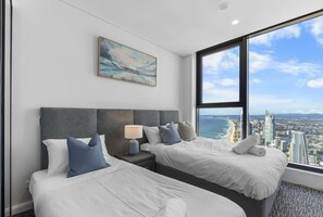 Master bedroom also this second bedroom gets amazing coastal view