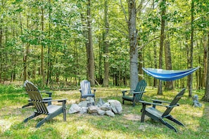 Relax by the firepit.