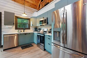 Fully equipped for any meal you could create including new grill utensils and a crockpot.
