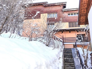 Schnee, Winter, Wohngebiet, Einfrieren, Wohnung, Steigung, Zweig, Balkon, Daylighting