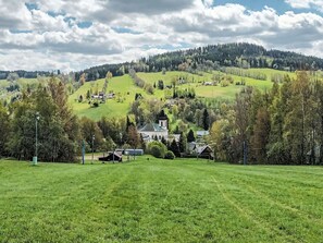 Baum, Gras, Grün, Bergforms, Hügel, Hochland, Landschaft, Wiese, Einfach, Grundstueck