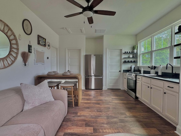 Living Room - Dining - Full Kitchen