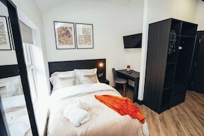 Enjoy hotel-level comfort in a private studio setting—perfect for solo travelers or couples.
