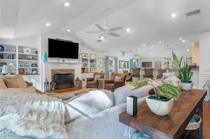 Living Room at 62 Dune Lane