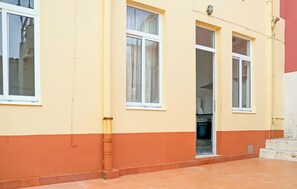 outside