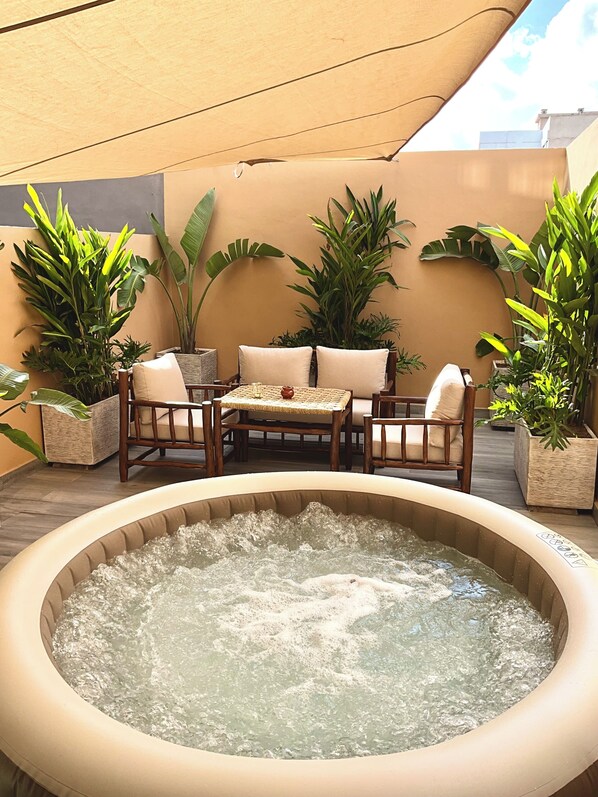 Bubbelpool utomhus