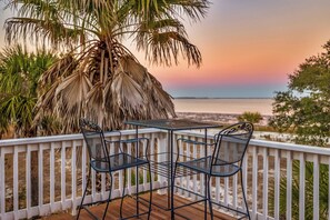 Enjoy dinner while taking in the breathtaking view