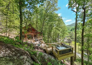 Bain à remous extérieur