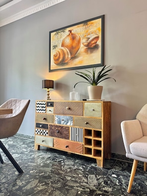 Sala de estar en el lobby