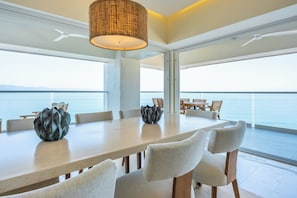 Large Dining Room Area Beachfront