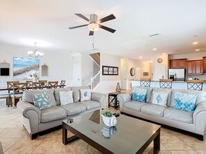 Our living area - perfect spot to relax after a long day