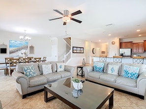 Our living area - perfect spot to relax after a long day