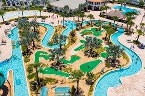 Located in Storey Lake, a full-access resort offering a variety of fun and entertaining amenities, including a lazy river, mini golf course, splash park, and more!