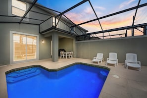 Bask in the beautiful Florida weather by your very own private pool.