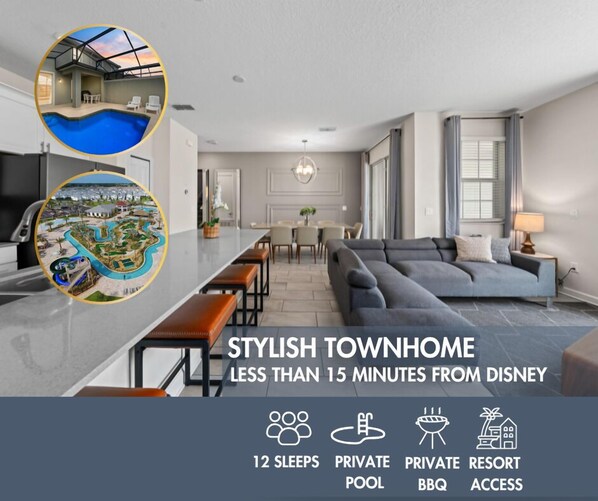 Have the best Orlando vacation experience at our home with a private pool and the utimate resort experience!