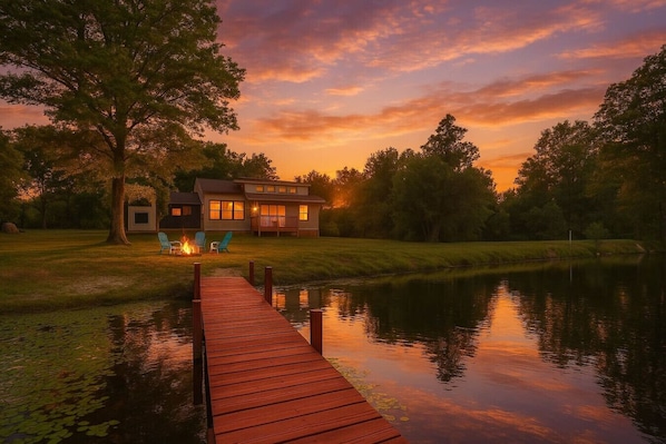 Garden| Dock | Campfire | Pond