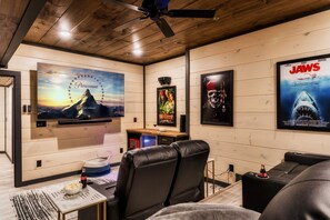 Enjoy a movie night in the theater!