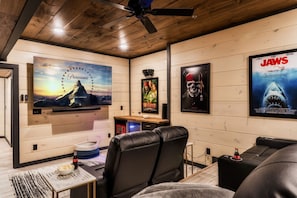 Enjoy a movie night in the theater!