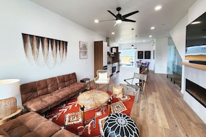 Sooth your soul in this comfy living space.