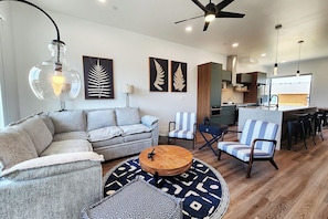 Plenty of seating for everyone to enjoy time together.