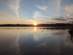 Another beautiful sunset off Stone Lake. Come experience it.