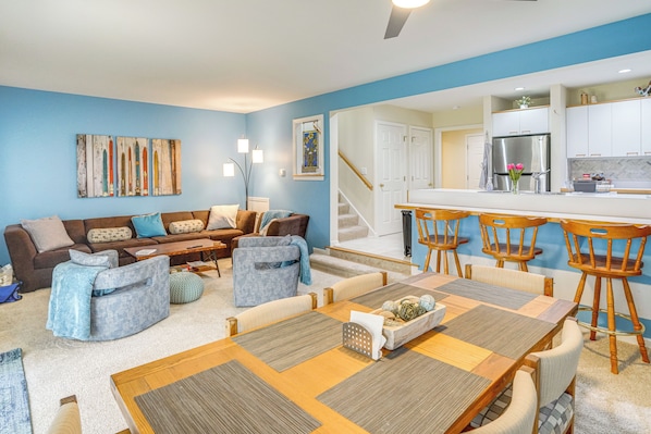 Hancock Vacation Rental | 2BR | 2BA | 1,346 Sq Ft | Stairs Required