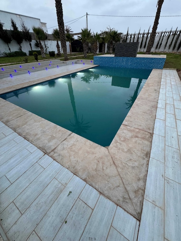 Vue sur piscine