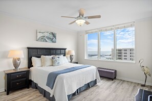 Beautifully decorated with a coastal feel and a fabulous view