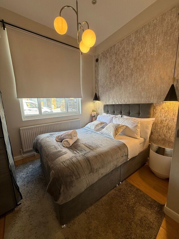 This photo represents the bedroom inside the flat