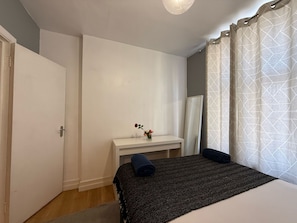This photo represents bedroom 1 of the flat