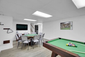 Pool table and Poker Table