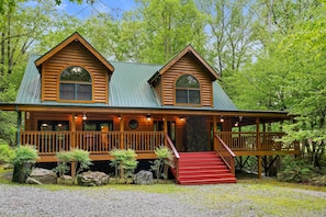 Architecture, Building, House, Lamp, Cabin