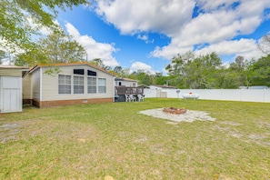 Fenced Backyard | Fire Pit