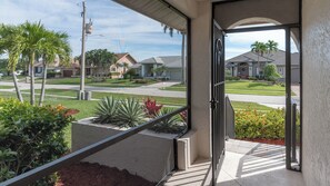 Front entry lanai