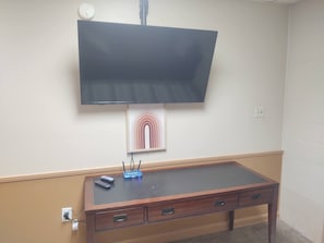 Includes a desk.