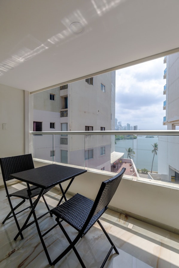 Your private balcony view is the perfect place to unwind and take in the beauty around you. It’s a lovely spot to sip your morning coffee