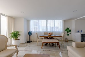 Welcome to your cozy new living room! We hope you feel right at home in this space where comfort meets style.