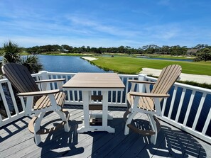 Great spot to watch it all!  Golf or all of the Lagoon action.