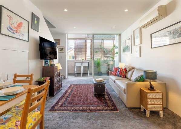 Spacious open plan living area